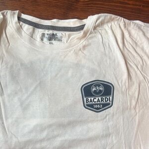 Bacardi White T-Shirt with Logo